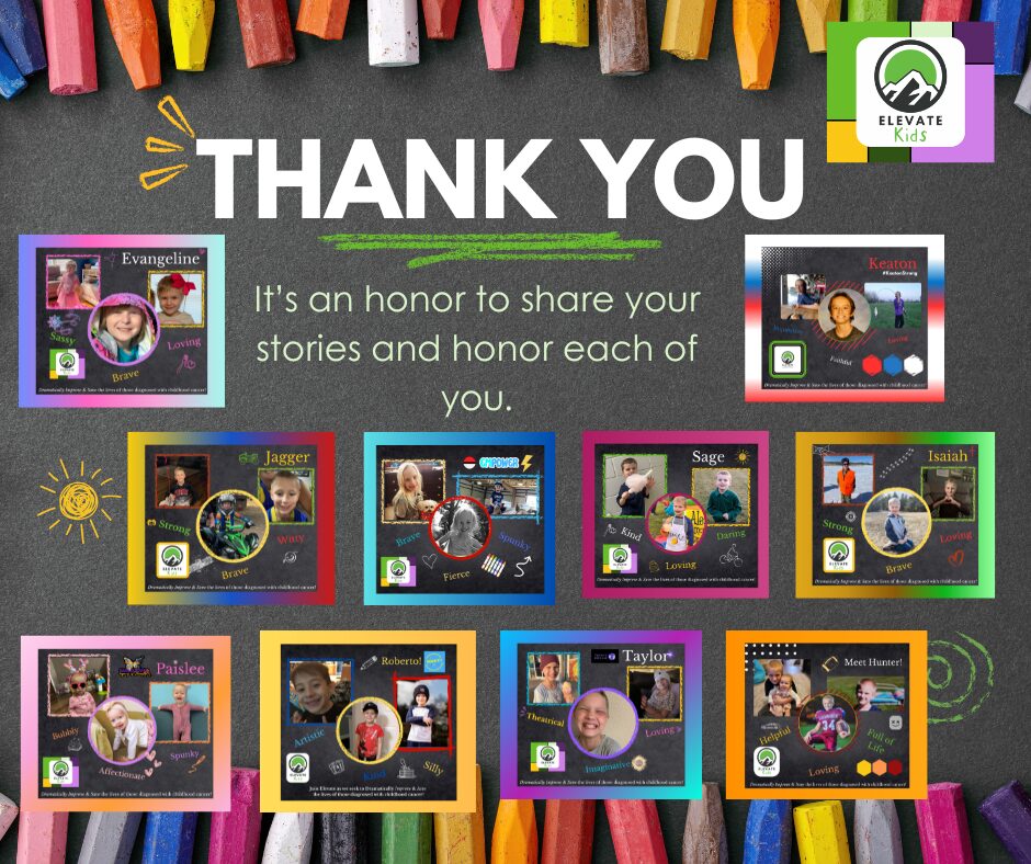 Thank you to our Elevate kids